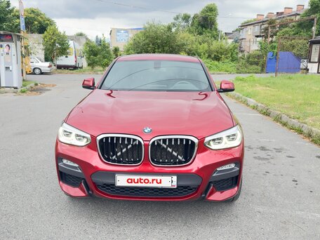 2018 BMW X4 30i II (G02), красный, 4300000 рублей, вид 2