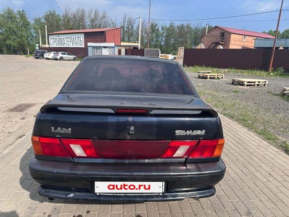 2007 Lada (ВАЗ) 2115, чёрный, 95000 рублей - вид 1