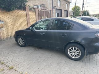 2007 Mazda 3 I (BK) Рестайлинг, чёрный, 195000 рублей, вид 4