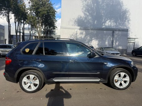 2007 BMW X5 48i II (E70), синий, 1200000 рублей, вид 4
