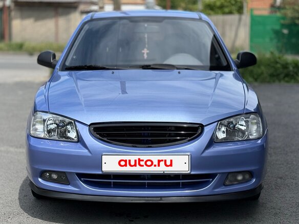 2004 Hyundai Accent ТагАЗ II, фиолетовый, 450000 рублей