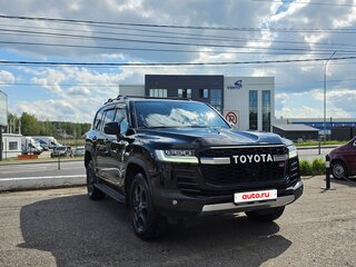 2021 Toyota Land Cruiser 300 Series, чёрный, 9100000 рублей, вид 4