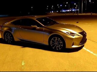2019 Lexus RC 350 I Рестайлинг, серебристый, 4200000 рублей, вид 4