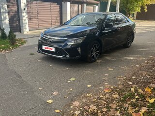 2017 Toyota Camry VII (XV50) Рестайлинг, чёрный, 2250000 рублей, вид 3