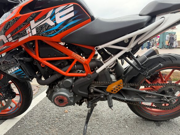 2017 KTM 390 Duke, оранжевый, 339000 рублей - вид 3