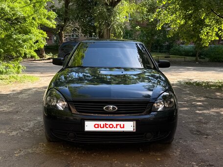 2007 Lada (ВАЗ) Priora I, чёрный, 190000 рублей, вид 2