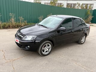 2014 Lada (ВАЗ) Granta I, синий, 354000 рублей, вид 4