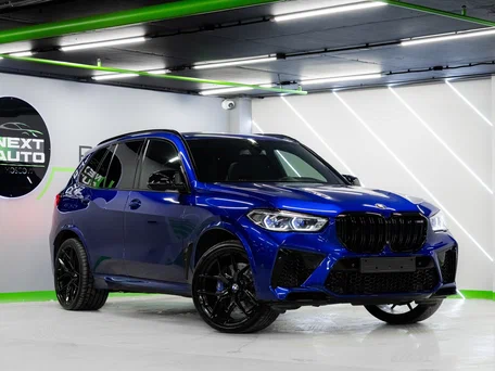 2021 BMW X5 M III (F95), синий, 9290000 рублей, вид 3