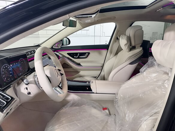 2024 Mercedes-Benz S-Класс 500 4MATIC VII (W223), чёрный - вид 8