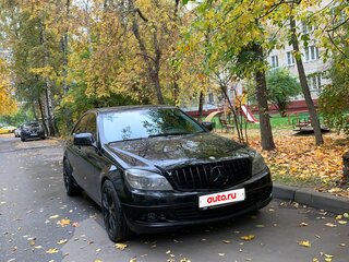 2008 Mercedes-Benz C-Класс 180 Kompressor III (W204), чёрный, 1100000 рублей, вид 2