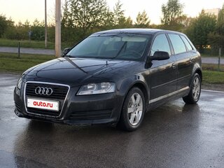 2009 Audi A3 II (8P) Рестайлинг 2, чёрный, 750000 рублей, вид 1