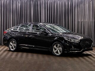 2019 Hyundai Sonata VII (LF) Рестайлинг, чёрный, 1595000 рублей, вид 3