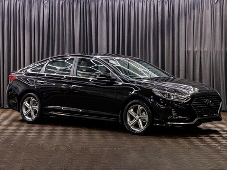 2019 Hyundai Sonata VII (LF) Рестайлинг, чёрный, 1595000 рублей, вид 3