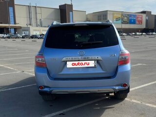 2008 Toyota Highlander II (XU40), голубой, 1450000 рублей, вид 3