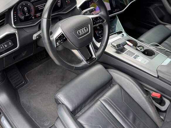 2019 Audi A6 45 TDI V (C8), чёрный, 4500000 рублей - вид 10