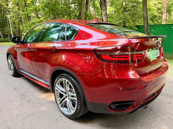 2009 BMW X6 35d I (E71), пурпурный, 3500000 рублей - вид 6