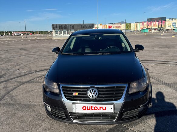 2007 Volkswagen Passat B6, чёрный, 650000 рублей - вид 1
