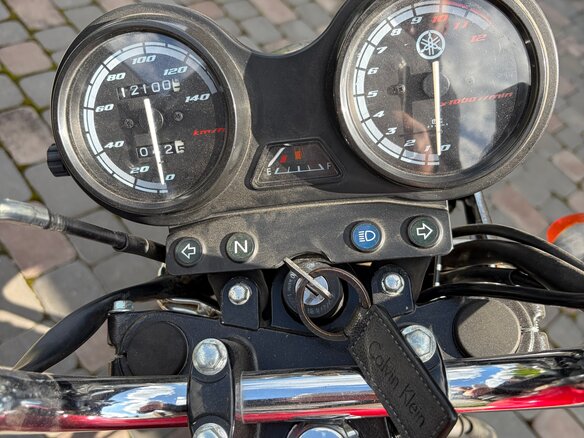 2012 Yamaha YBR125, красный, 110000 рублей - вид 1