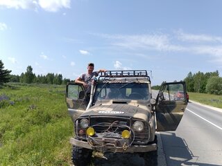 1993 УАЗ 31514, синий, 150000 рублей, вид 3