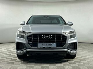 2019 Audi Q8 55 TFSI I (4M), серебристый, 4599000 рублей, вид 2