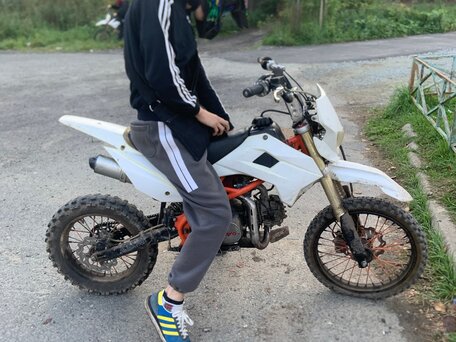 2021 Kayo Basic YX125, белый, 60000 рублей, вид 3
