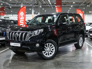 2013 Toyota Land Cruiser Prado 150 Series Рестайлинг 1, чёрный, 2899000 рублей, вид 1