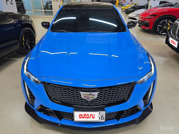 2022 Cadillac CT5-V Blackwing I, голубой - вид 2