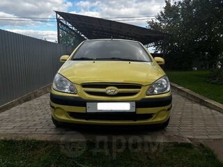 2008 Hyundai Getz I Рестайлинг, жёлтый, 445000 рублей, вид 1