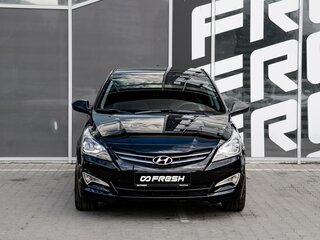 2015 Hyundai Solaris I Рестайлинг, чёрный, 900000 рублей, вид 3