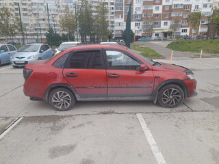 2013 Lada (ВАЗ) Granta I, красный, 490000 рублей, вид 4