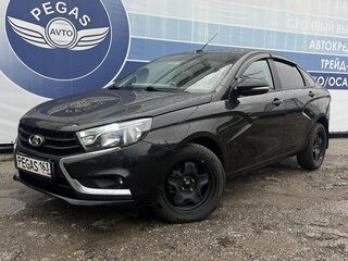 2017 Lada (ВАЗ) Vesta I, чёрный, 750000 рублей, вид 1