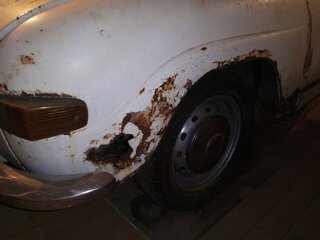 1971 Saab 95, белый, 100000 рублей, вид 5