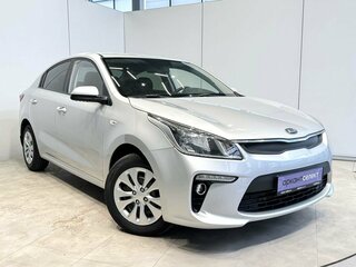2017 Kia Rio IV, серебристый, 1320000 рублей, вид 3