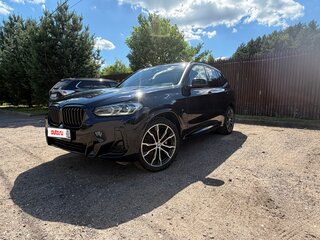 2021 BMW X3 30i xDrive III (G01) Рестайлинг, синий, 5150000 рублей, вид 2