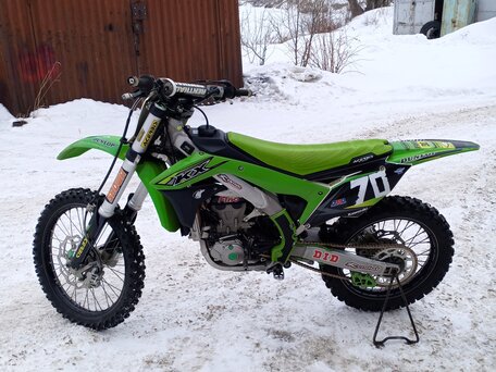 2017 Kawasaki KX 450, зелёный, 405000 рублей, вид 1