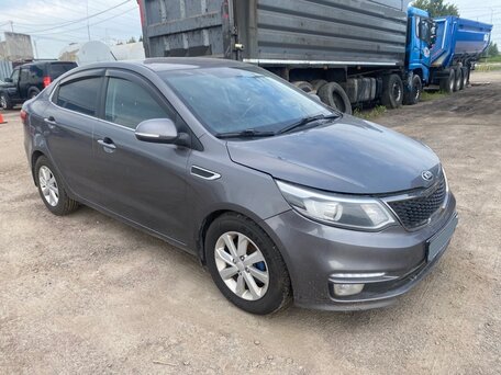 2015 Kia Rio III Рестайлинг, серый, 792000 рублей, вид 2