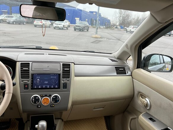 2008 Nissan Tiida I, чёрный, 420000 рублей - вид 9