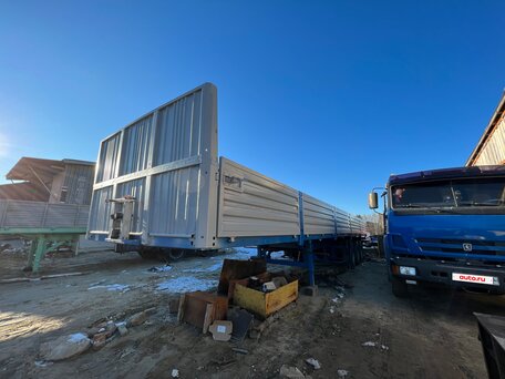 2012 МАЗ Полуприцеп бортовой, синий, 1200000 рублей, вид 2