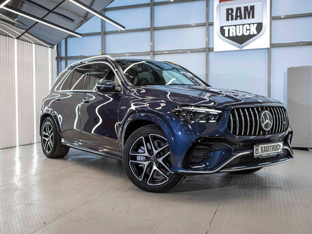 2024 Mercedes-Benz GLE AMG 53 AMG II (V167) Рестайлинг, синий, 14858816 рублей, вид 1