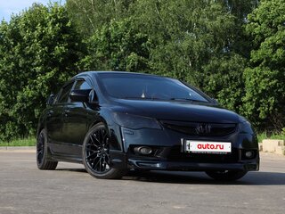 2009 Honda Civic VIII Рестайлинг, чёрный, 1300000 рублей, вид 2