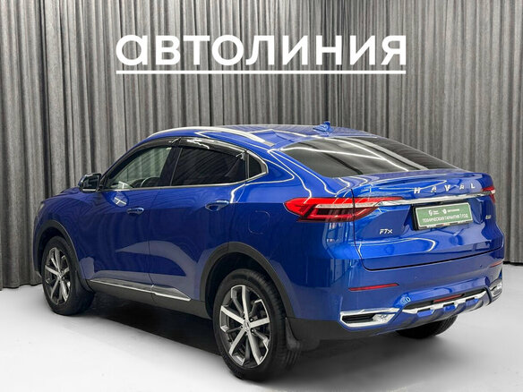 2021 Haval F7x I, синий - вид 4