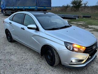 2017 Lada (ВАЗ) Vesta I, серебристый, 650000 рублей, вид 3