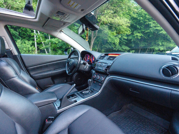 2011 Mazda 6 II (GH) Рестайлинг, чёрный - вид 11