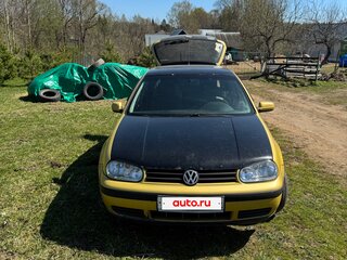 1999 Volkswagen Golf IV, золотистый, 170000 рублей, вид 2