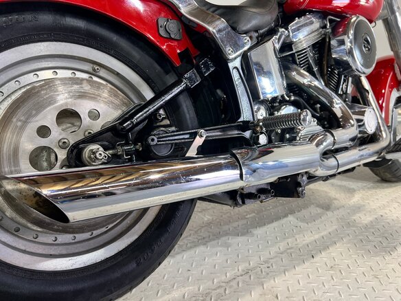 1998 Harley-Davidson Fat Boy, пурпурный, 610000 рублей - вид 21