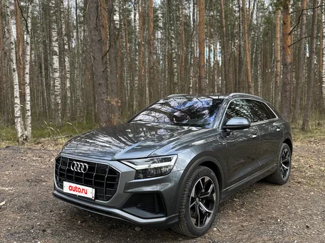 2019 Audi Q8 50 TDI I (4M), серый, 5550000 рублей, вид 1