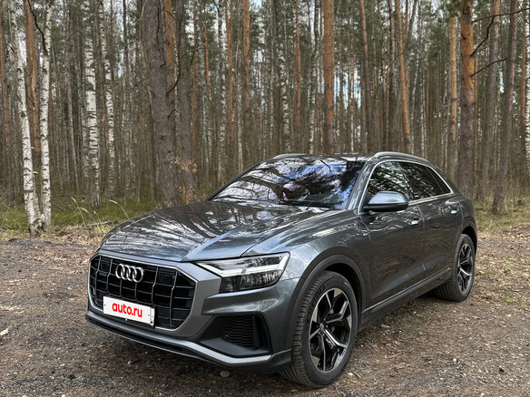 2019 Audi Q8 50 TDI I (4M), серый, 5800000 рублей