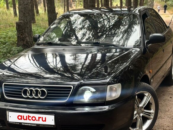 1995 Audi A6 I (C4), чёрный, 370000 рублей - вид 1