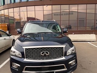 2015 Infiniti QX80 I Рестайлинг, синий, 2540000 рублей, вид 2