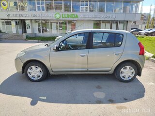 2012 Renault Sandero I, бежевый, 530000 рублей, вид 5